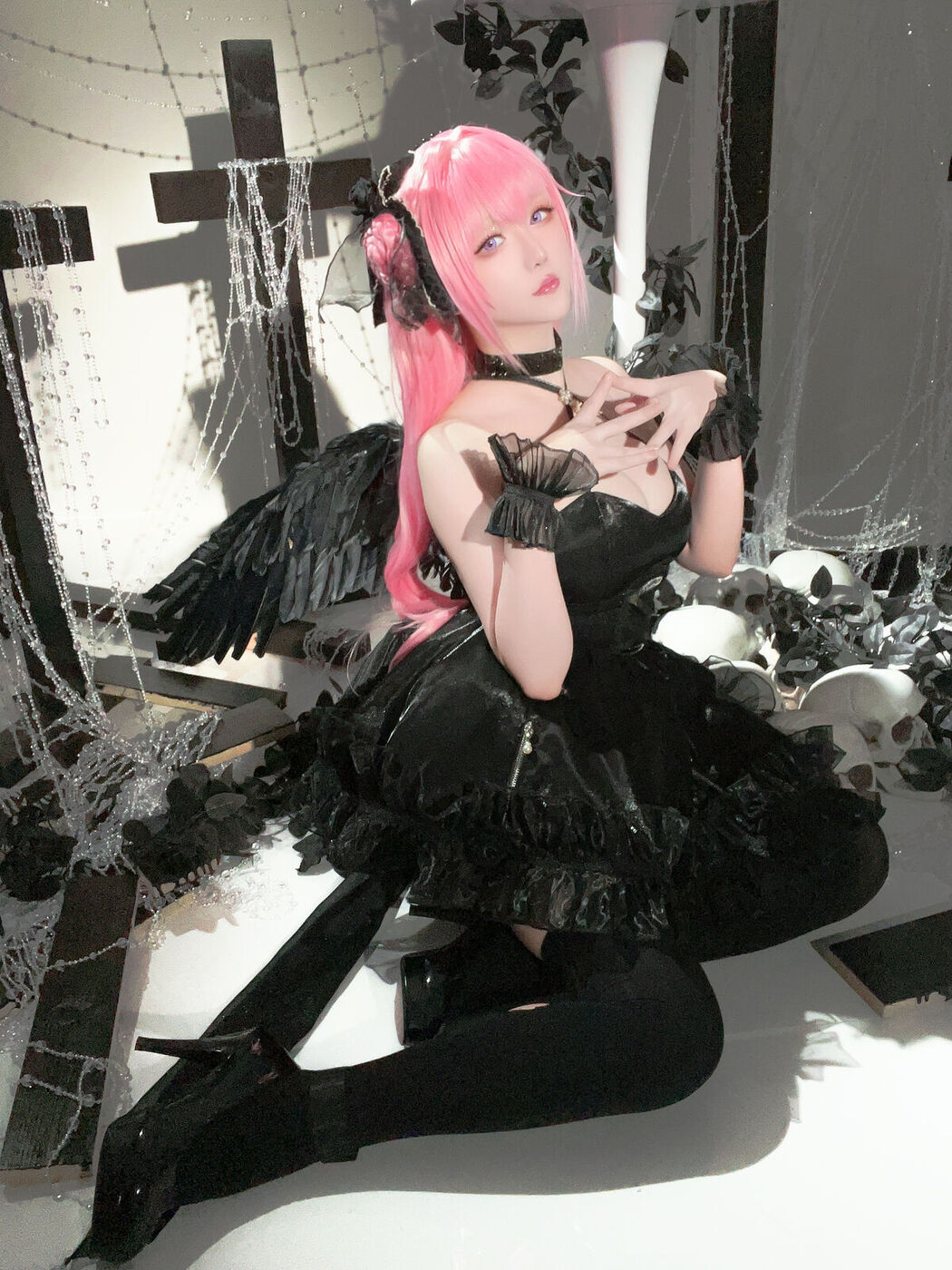 Coser@星之迟迟Hoshilily – 2024年02月计划B NIKKE 桃乐丝