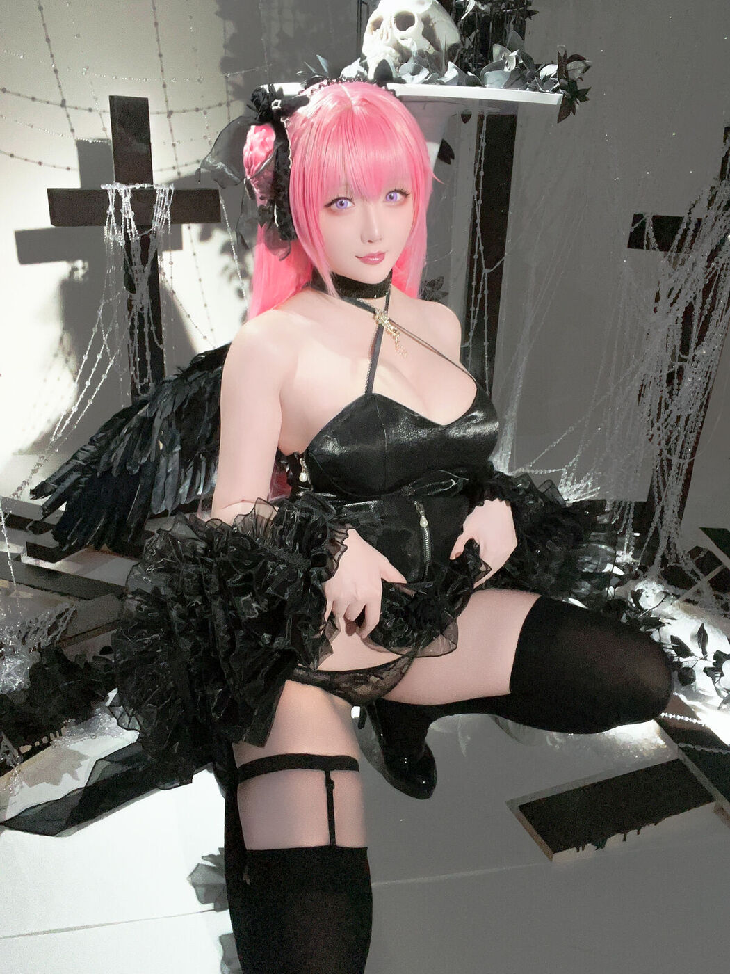 Coser@星之迟迟Hoshilily – 2024年02月计划B NIKKE 桃乐丝