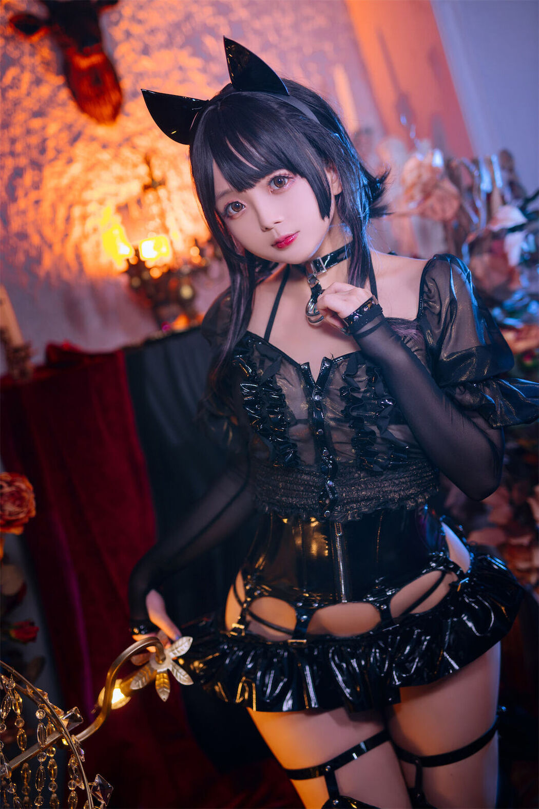 Coser@日奈娇 – 皮衣系列 猫猫领域 Part2