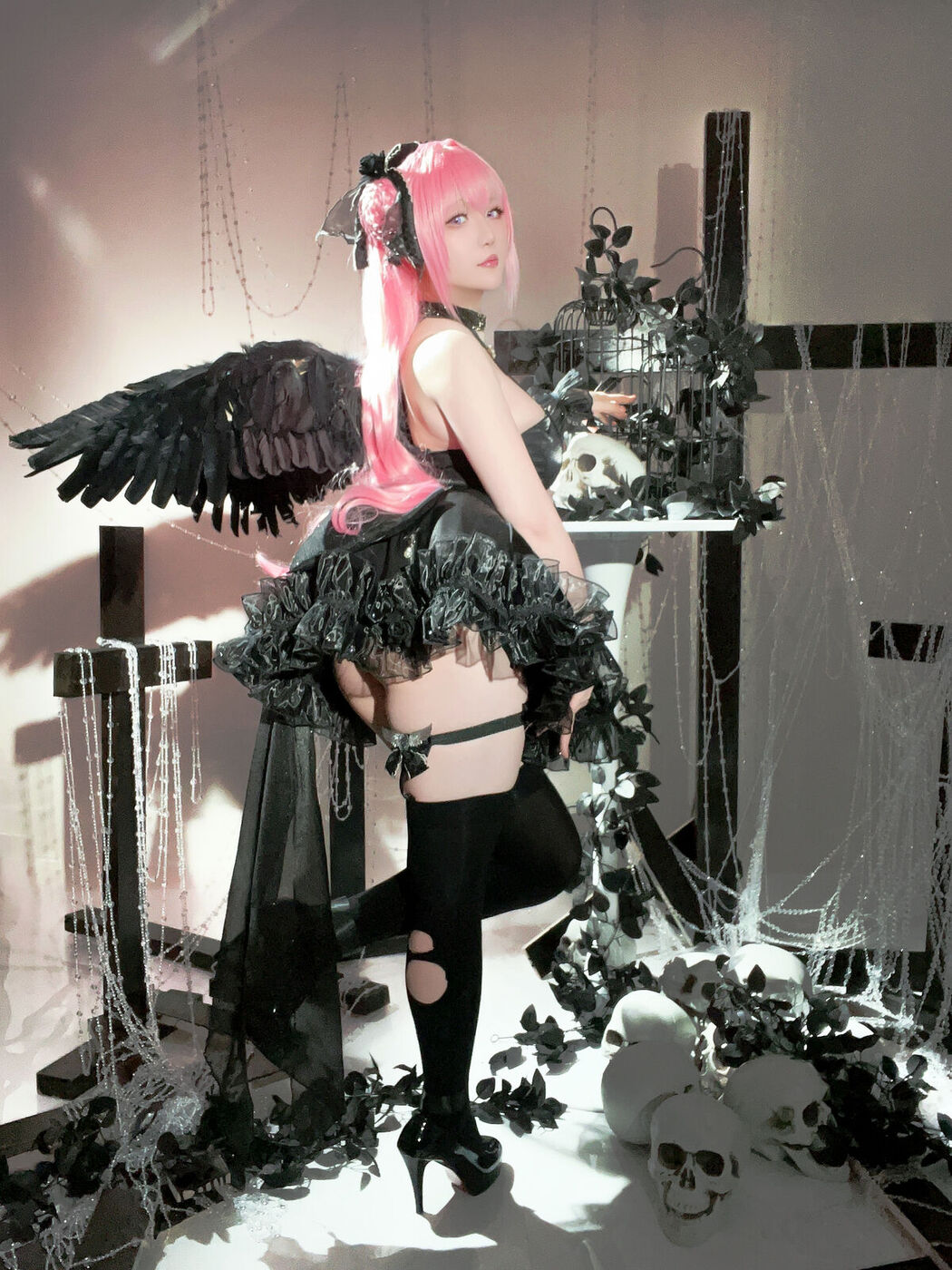 Coser@星之迟迟Hoshilily – 2024年02月计划B NIKKE 桃乐丝