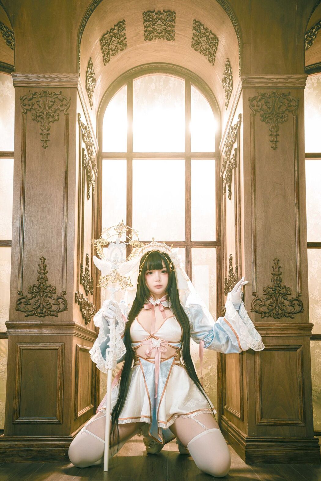 Coser@落落Raku – Lily White
