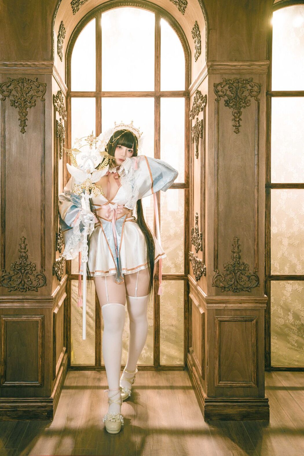 Coser@落落Raku – Lily White