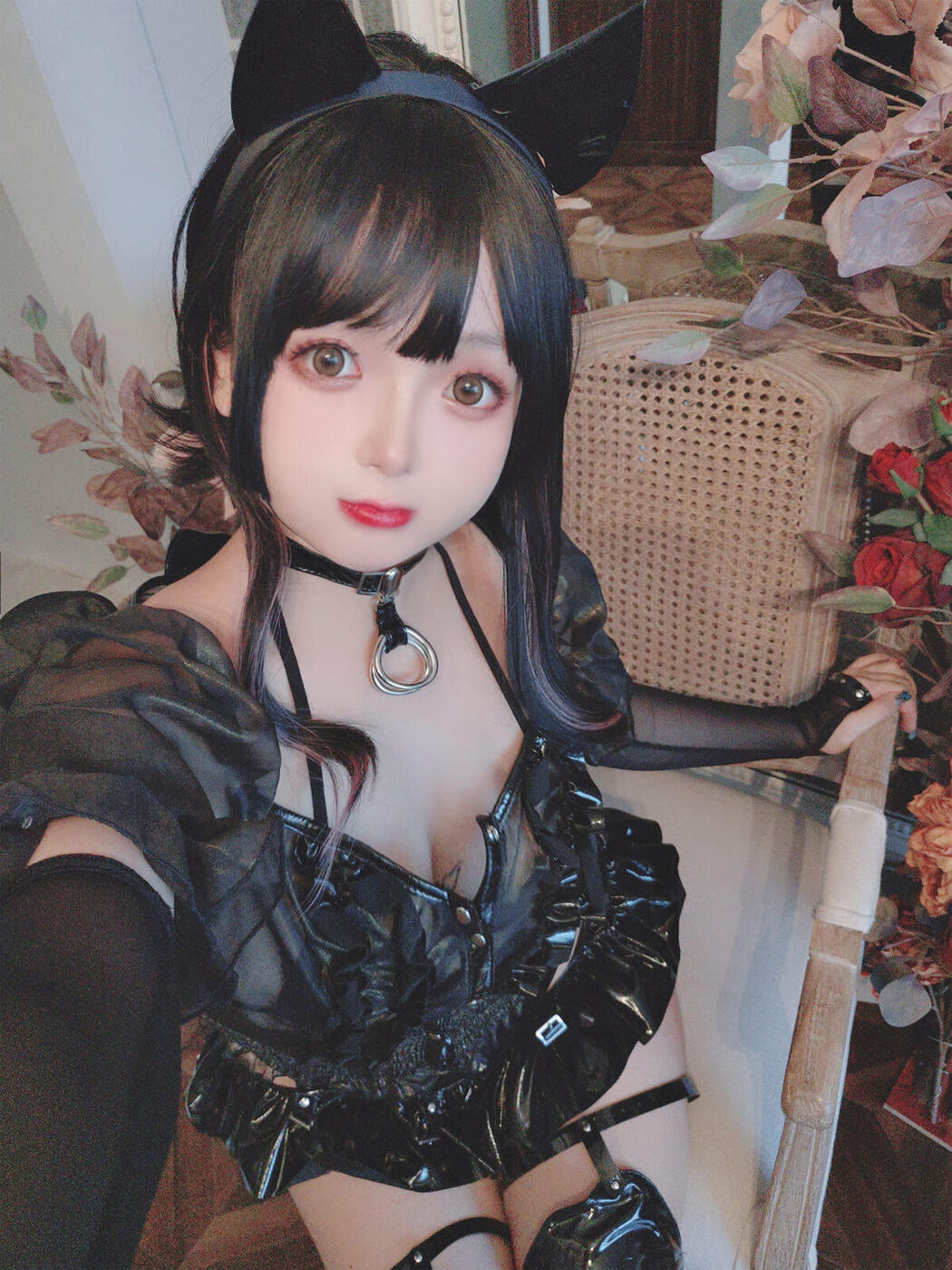 Coser@日奈娇 – 皮衣系列 猫猫领域 Part1