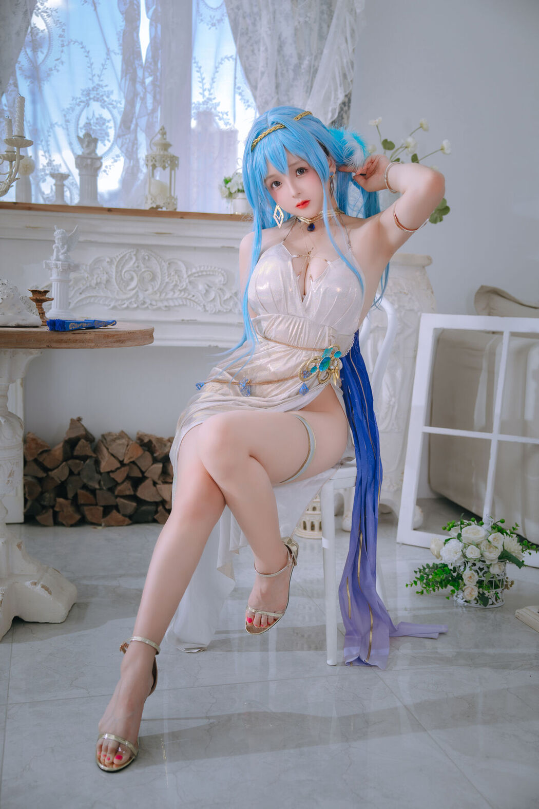 Coser@日奈娇 – 海伦礼服