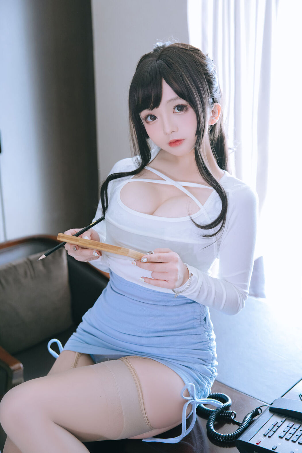 Coser@日奈娇 – 包臀裙秘书 Part2