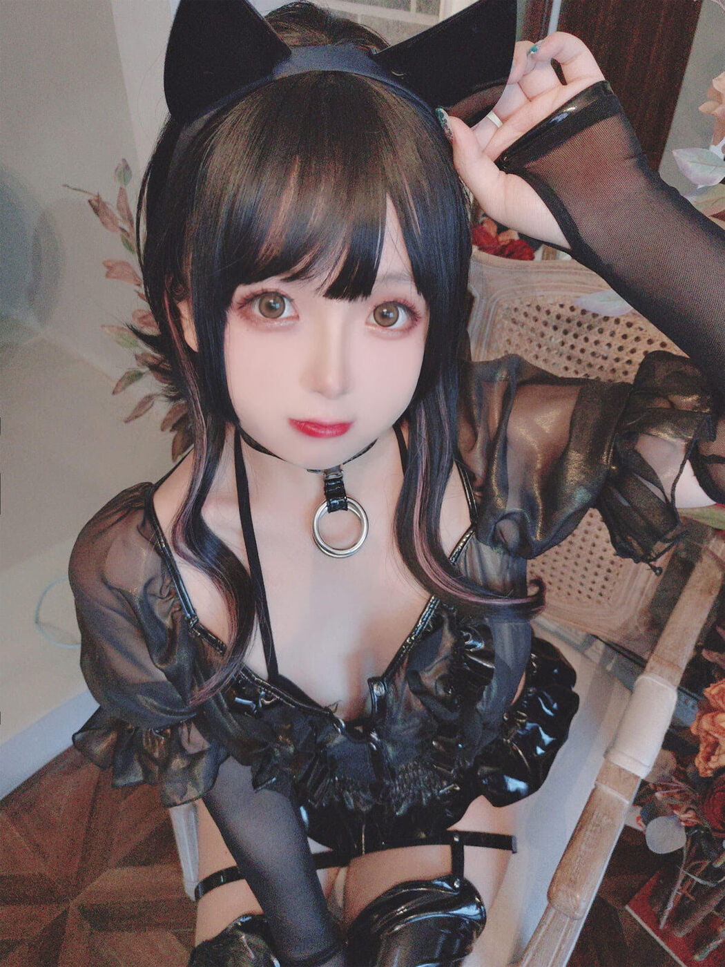 Coser@日奈娇 – 皮衣系列 猫猫领域 Part1