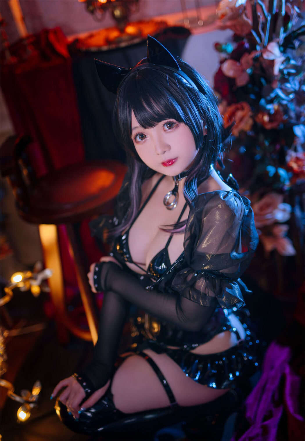 Coser@日奈娇 – 皮衣系列 猫猫领域 Part1