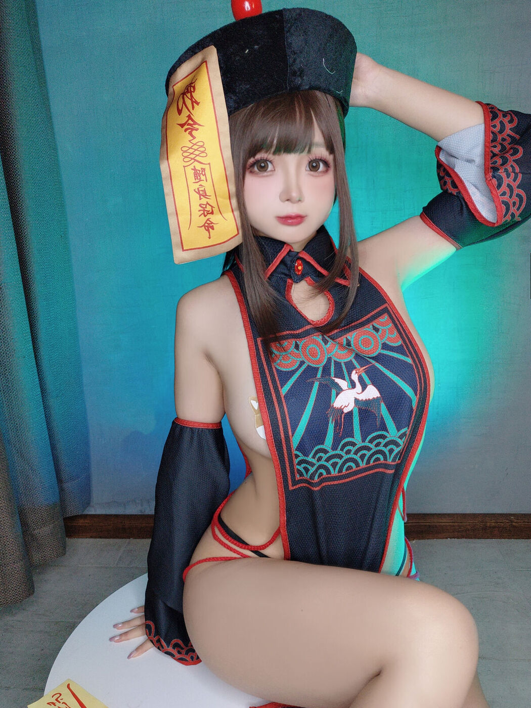 Coser@日奈娇 – 万圣节 小僵尸