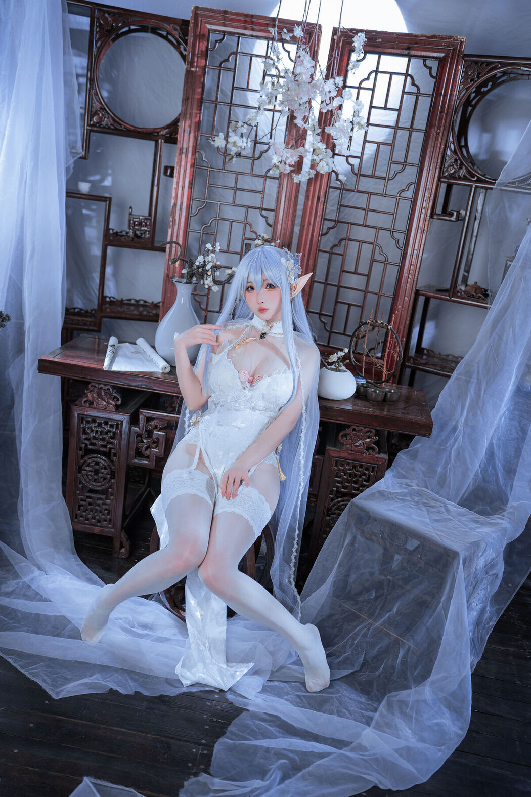 Coser@rioko凉凉子 – 阿尔比恩旗袍