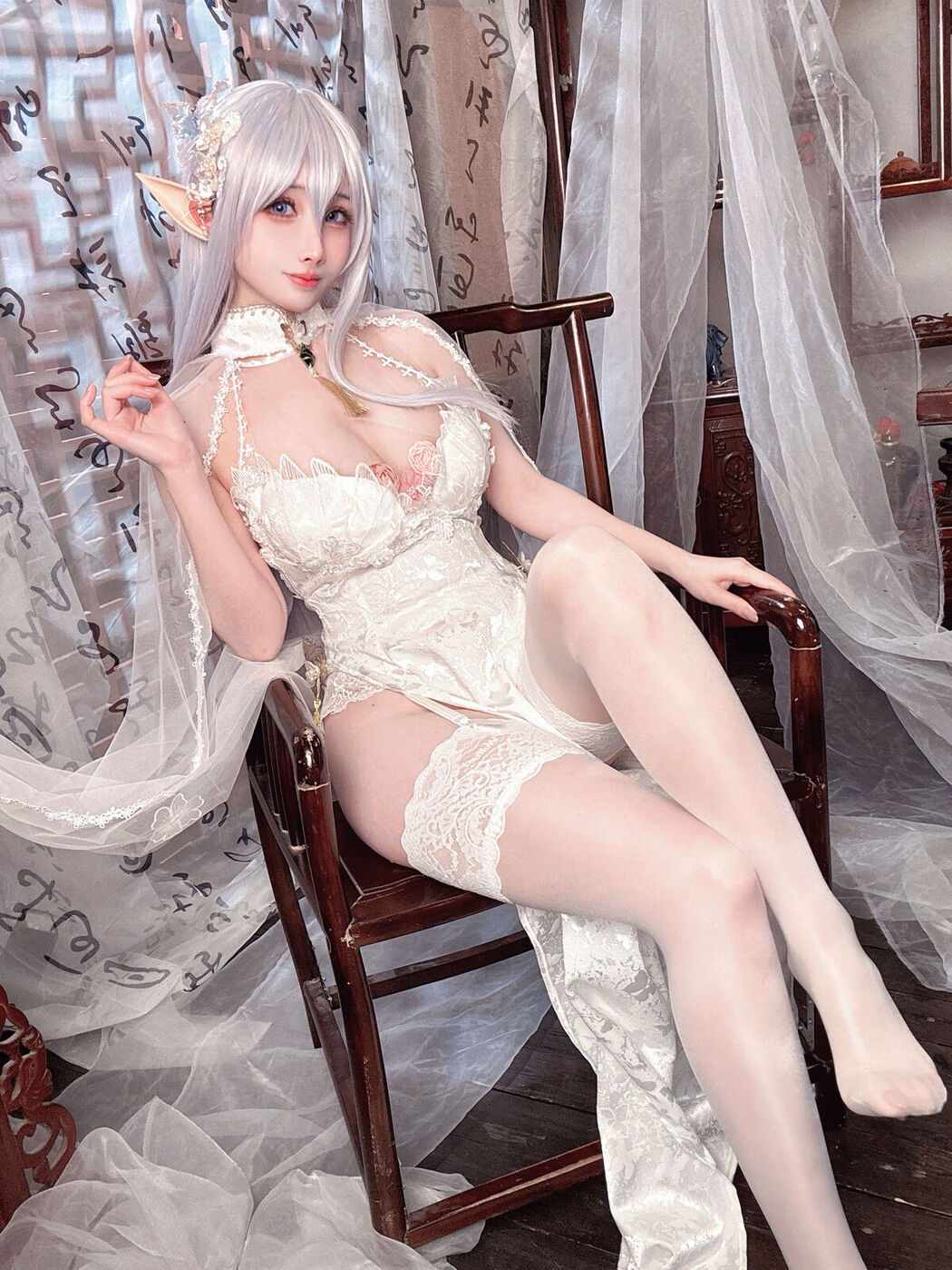 Coser@rioko凉凉子 – 阿尔比恩旗袍