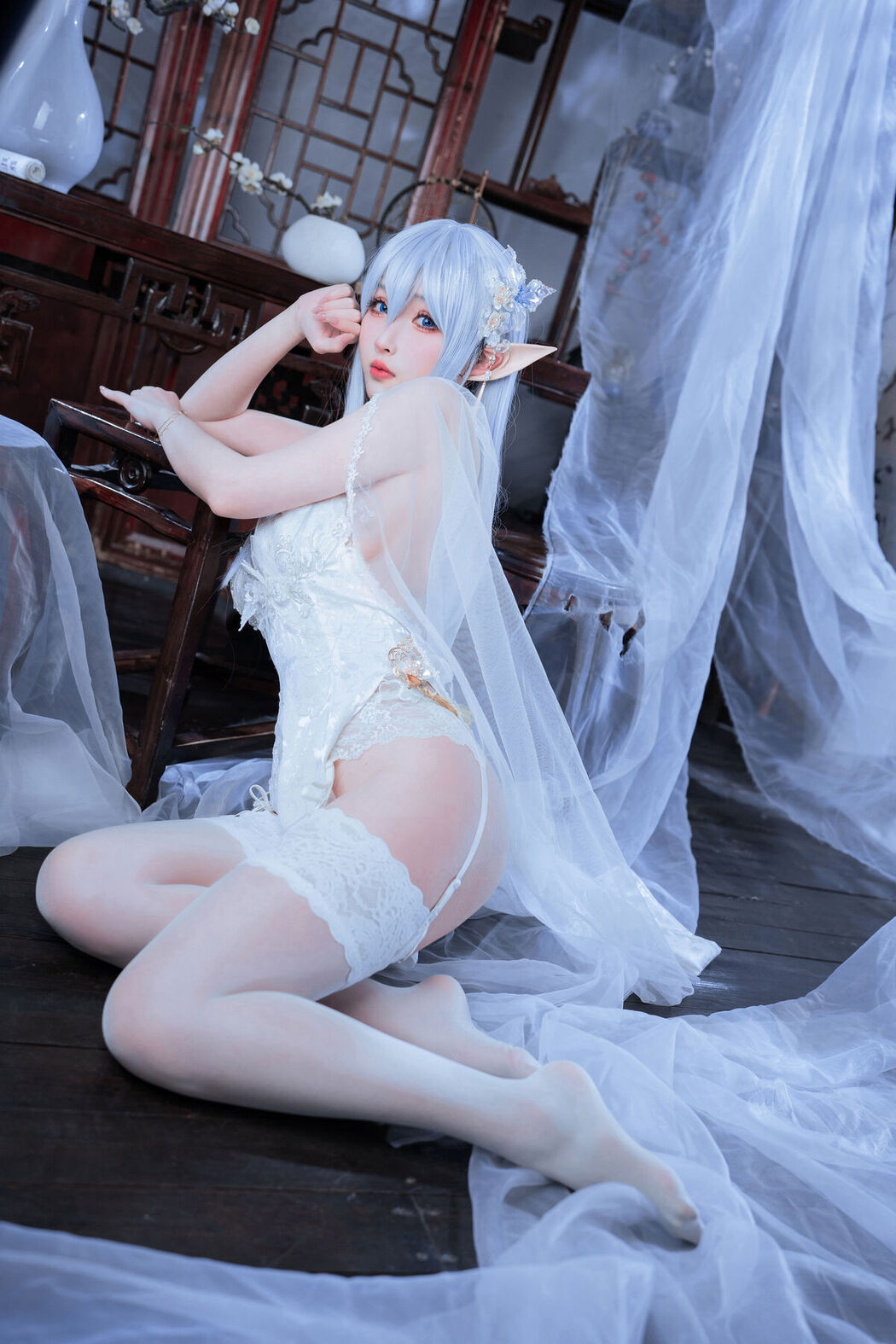 Coser@rioko凉凉子 – 阿尔比恩旗袍