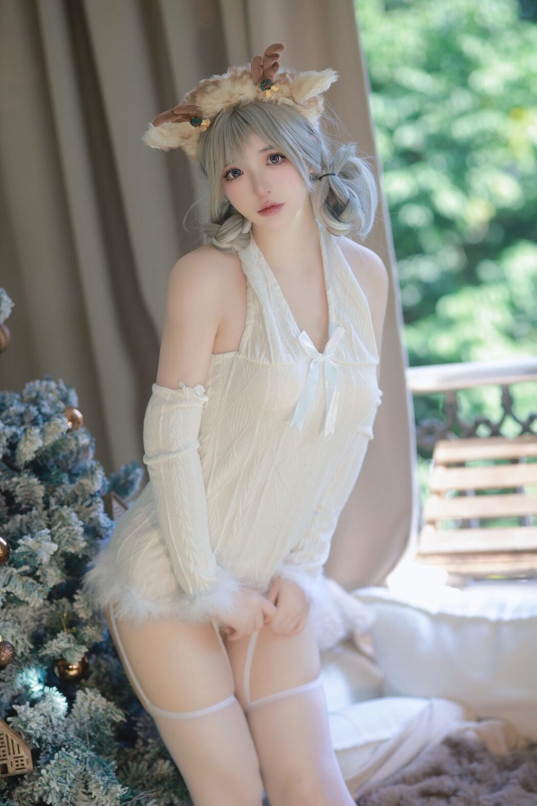 Coser@疯猫ss – 圣诞特典And白色毛衣 Part2