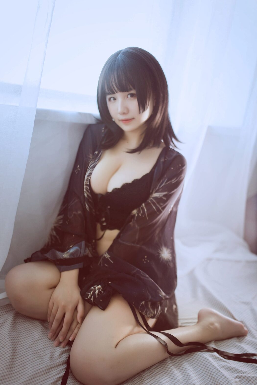 Coser@阿半今天很开心 – 黑色吊带