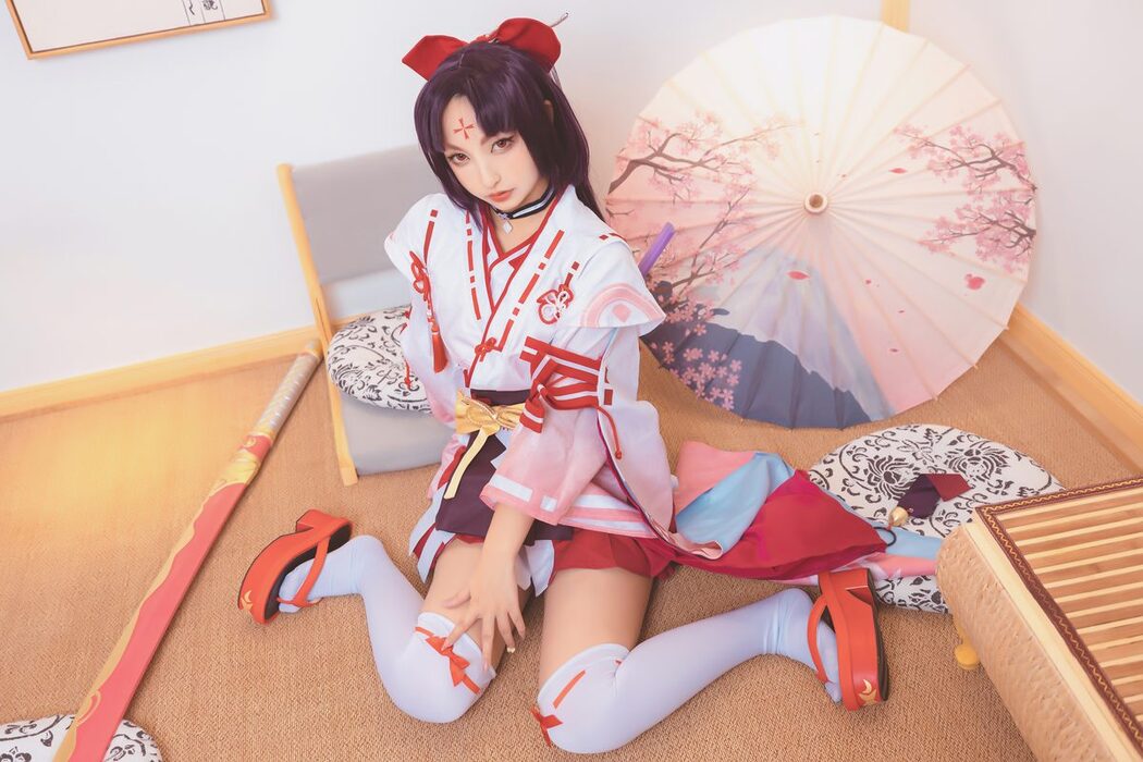 Coser@神楽坂真冬 Vol.063 绝对企画-陈And妖刀姬cos 刀ノ語 Part1