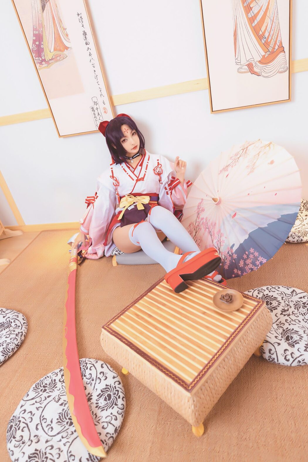 Coser@神楽坂真冬 Vol.063 绝对企画-陈And妖刀姬cos 刀ノ語 Part3