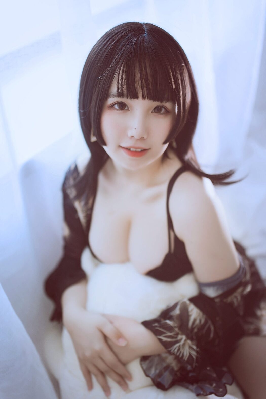 Coser@阿半今天很开心 – 黑色吊带