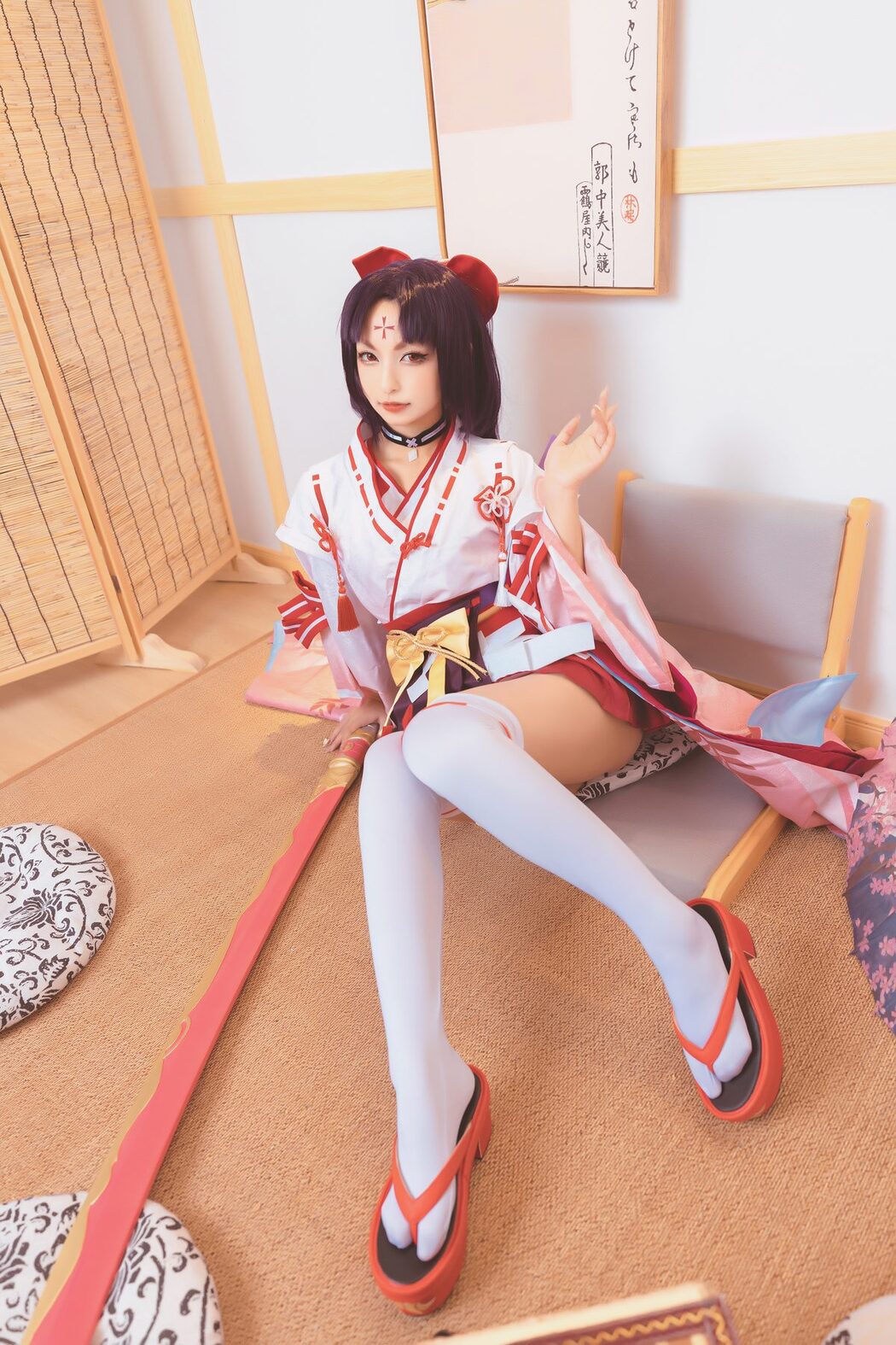 Coser@神楽坂真冬 Vol.063 绝对企画-陈And妖刀姬cos 刀ノ語 Part3