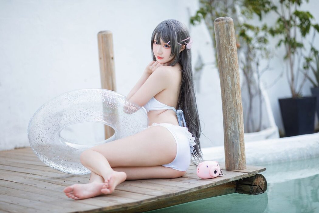 Coser@瓜希酱 – 樱岛麻衣 – 泳装