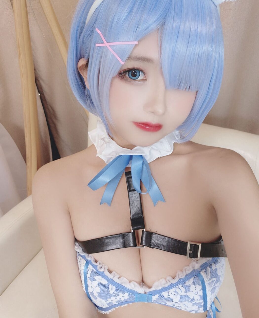 Coser@日奈娇 – 蕾姆蓝色护士