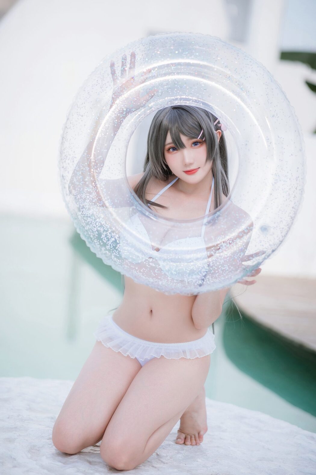 Coser@瓜希酱 – 樱岛麻衣 – 泳装