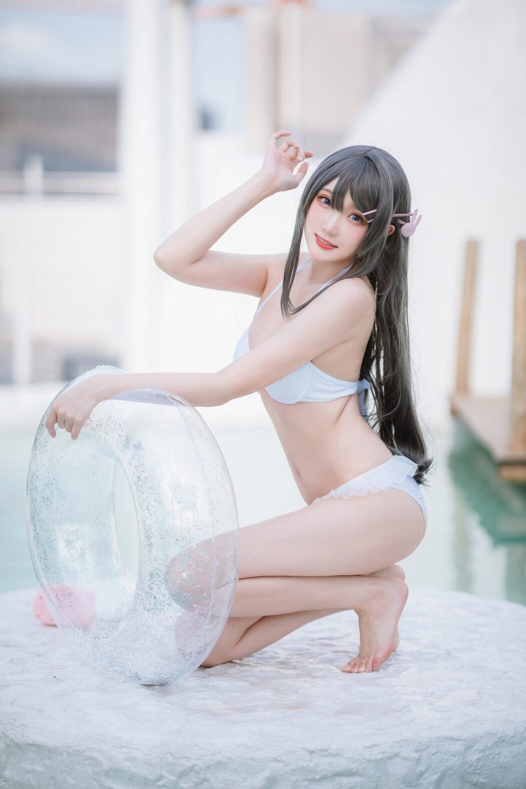 Coser@瓜希酱 – 樱岛麻衣 – 泳装