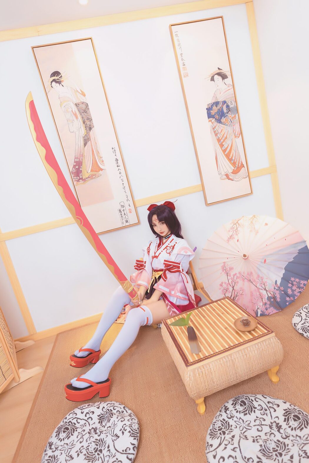 Coser@神楽坂真冬 Vol.063 绝对企画-陈And妖刀姬cos 刀ノ語 Part3