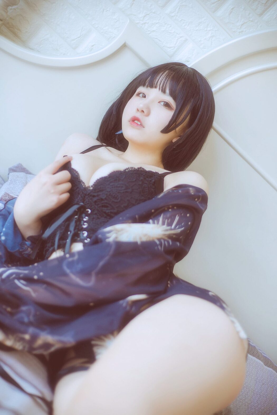 Coser@阿半今天很开心 – 黑色吊带