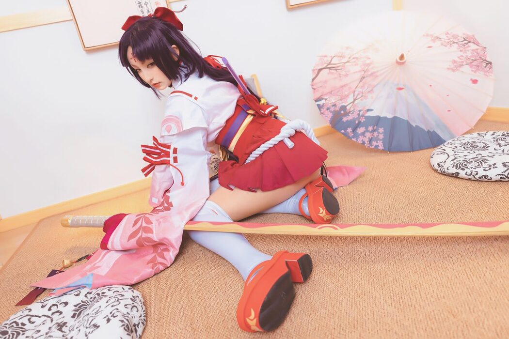 Coser@神楽坂真冬 Vol.063 绝对企画-陈And妖刀姬cos 刀ノ語 Part1