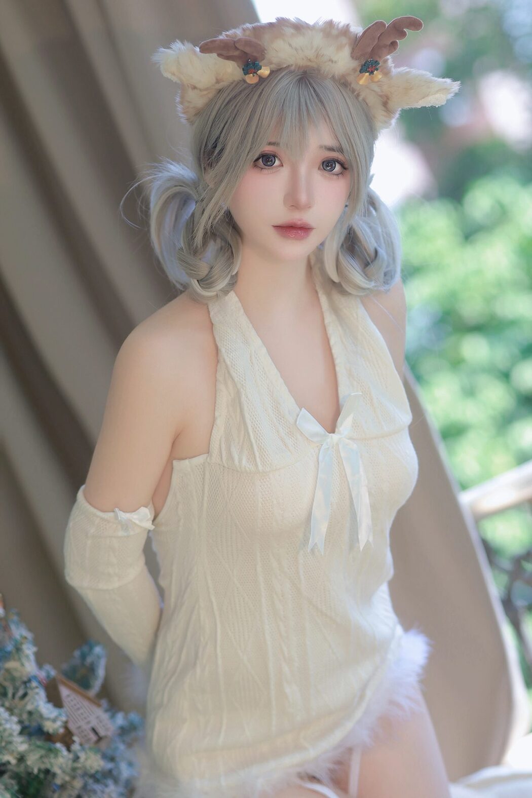 Coser@疯猫ss – 圣诞特典And白色毛衣 Part2 Cover Photo