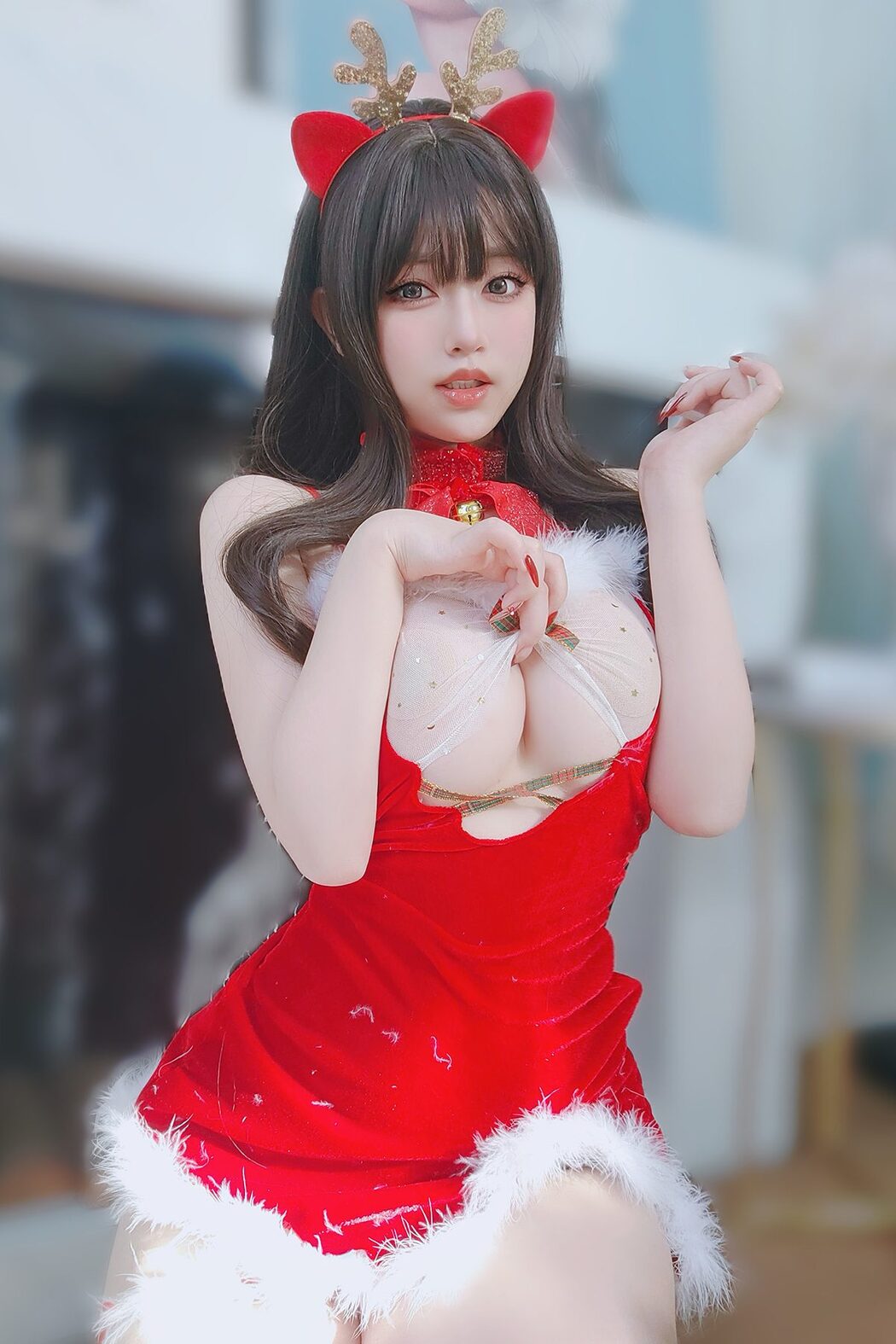 Coser@女主K – 圣诞麋鹿 Part1 Cover Photo