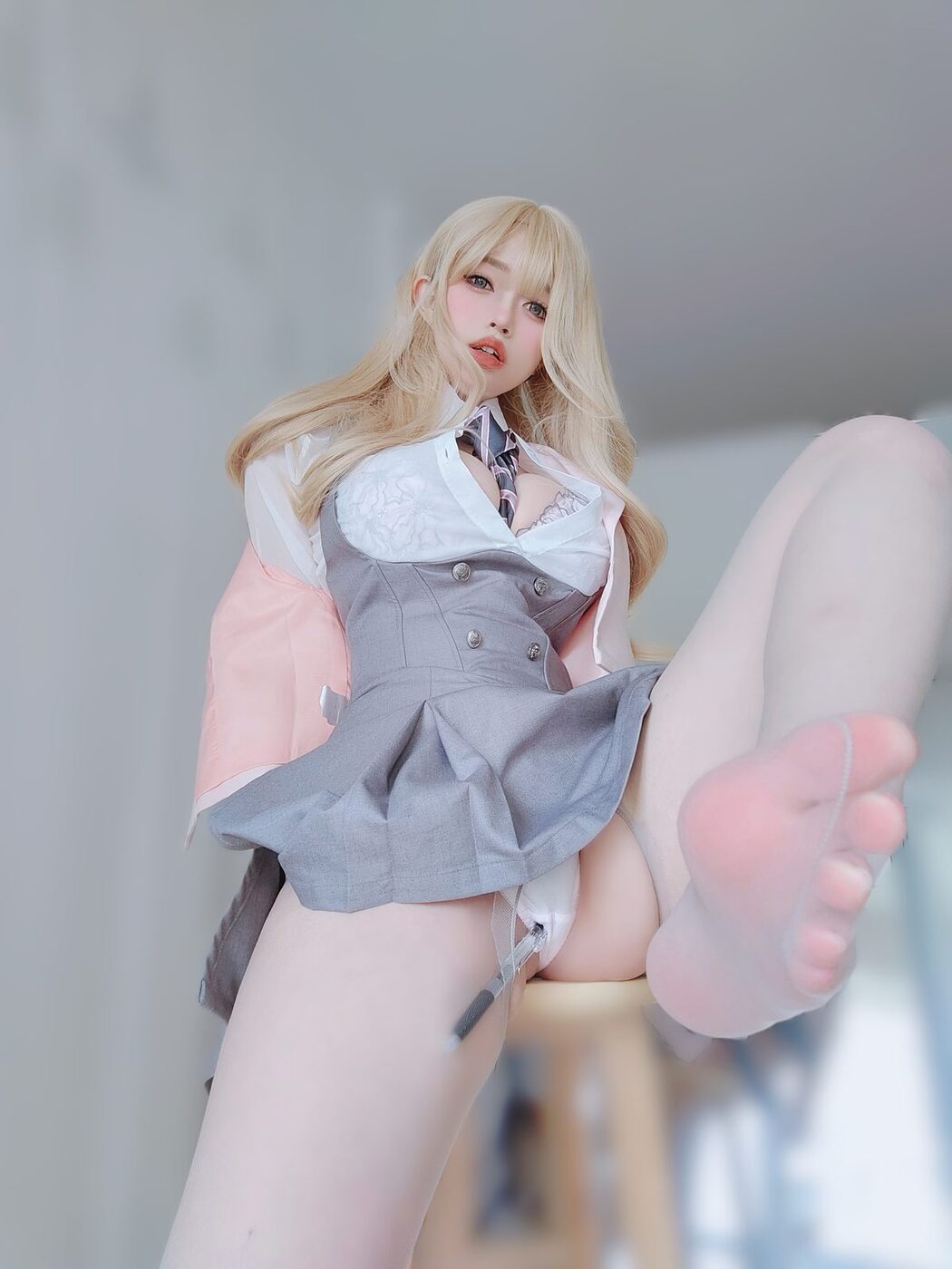 Coser@女主K – 催眠傲娇的前辈