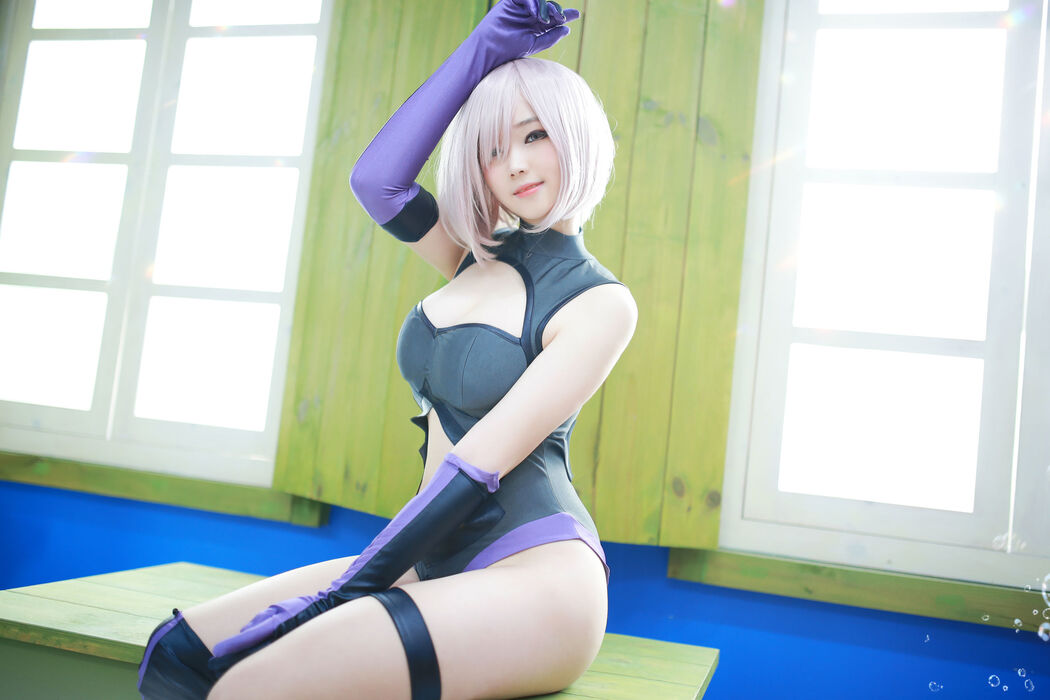 [Net Red COSER] Korean Girl BamBi - Fate_Grand Order - Mash Kyrielight (Shielder)