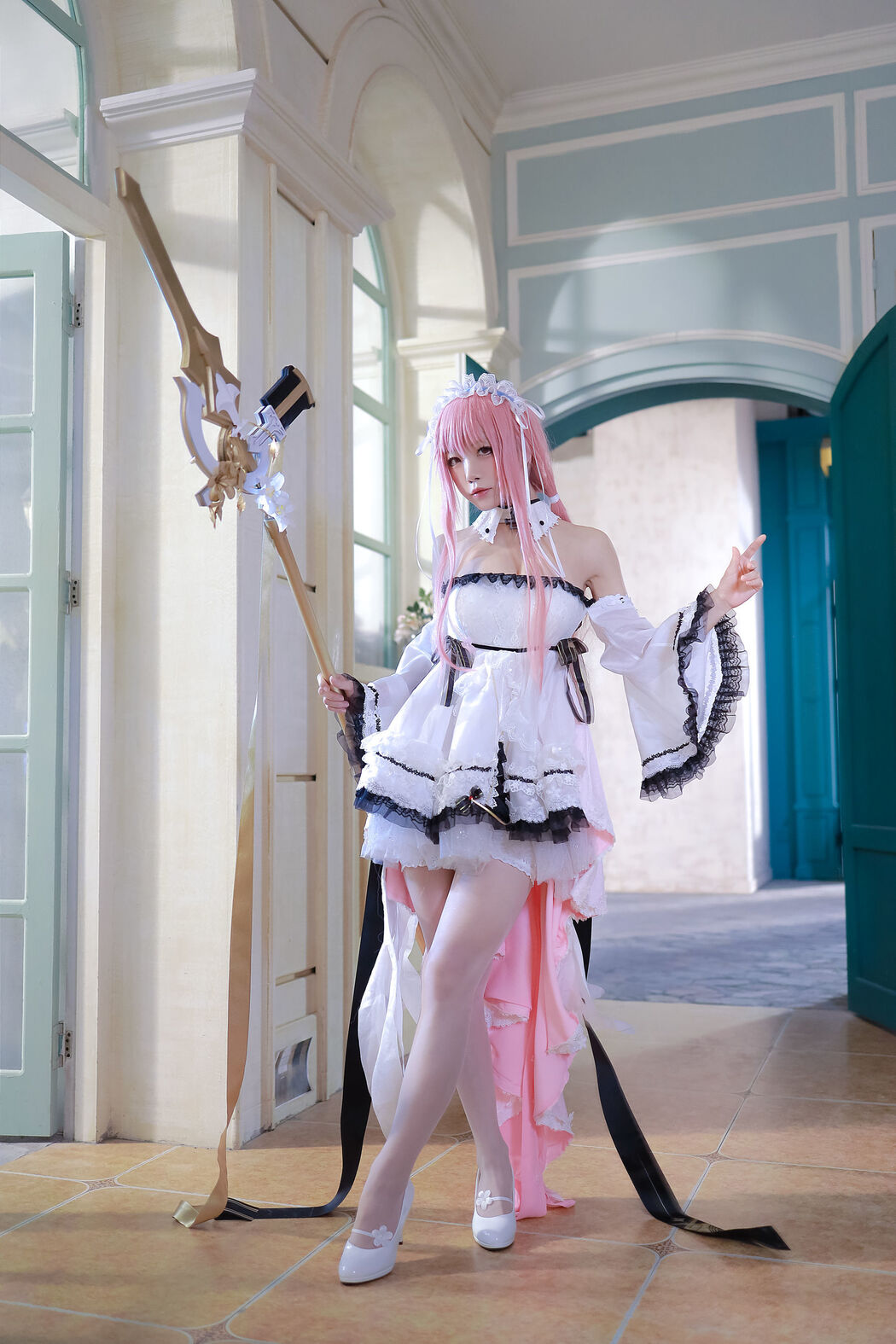 [Net Red COSER] Anime blogger Shui Miao aqua - Perseus