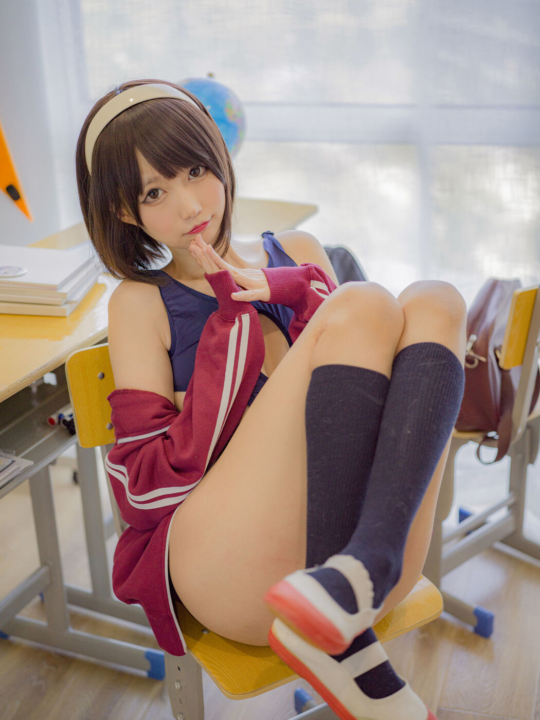 [Net Red COSER] NAGISA Monster Meow - Dead Reservoir Water in the Classroom