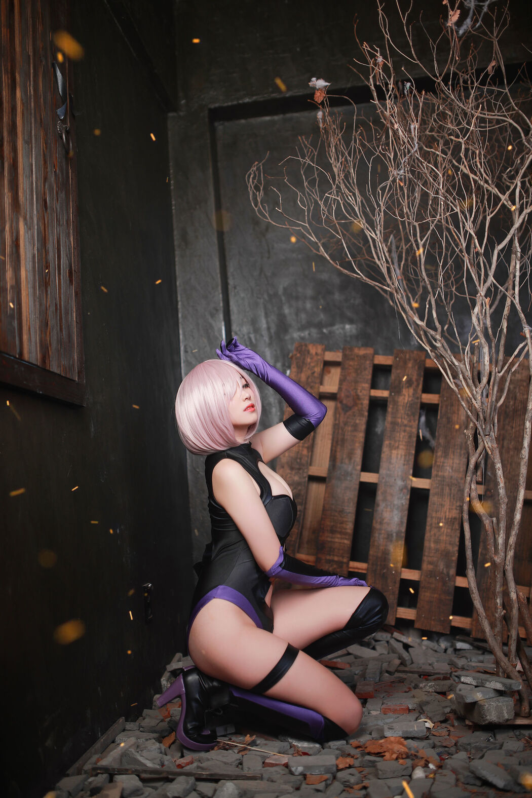 [Net Red COSER] Korean Girl BamBi - Fate_Grand Order - Mash Kyrielight (Shielder) Cover Photo