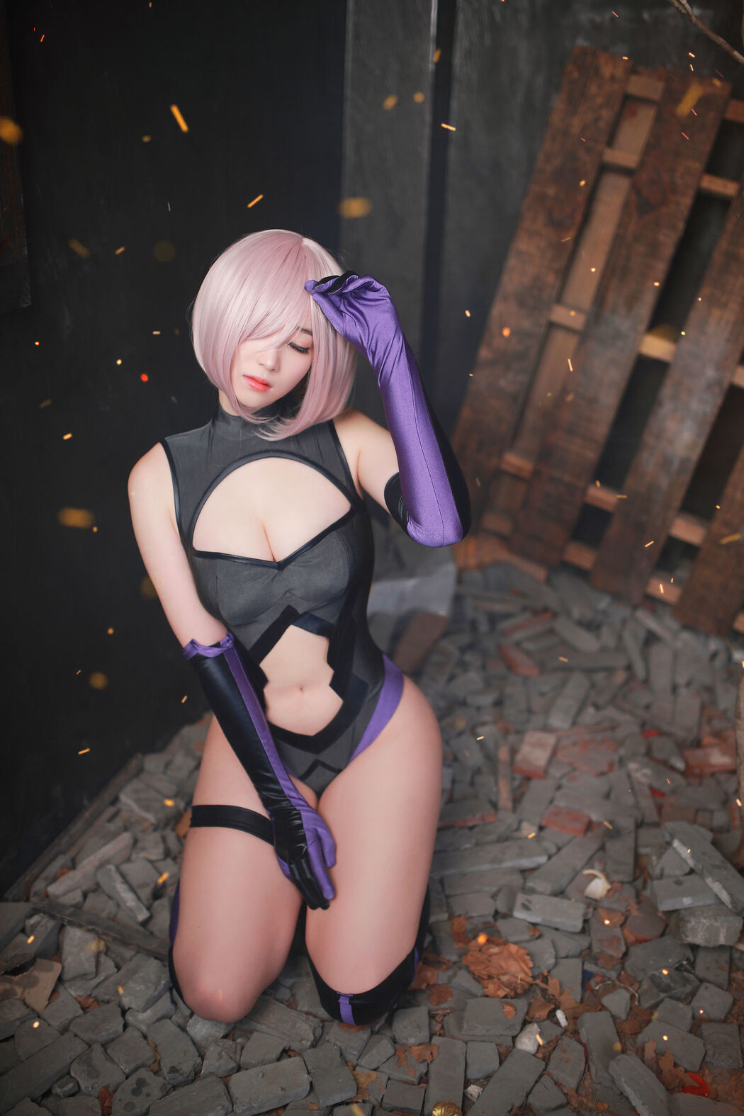 [Net Red COSER] Korean Girl BamBi - Fate_Grand Order - Mash Kyrielight (Shielder)