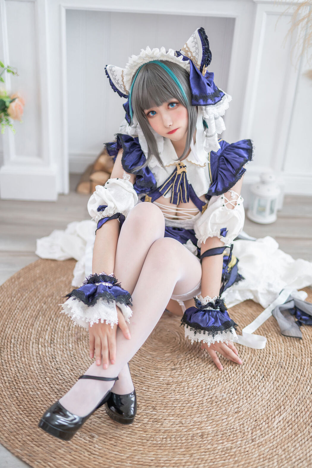 [Internet celebrity COSER photo] Weibo girl Momoko Kwai Kwai - Cheshire