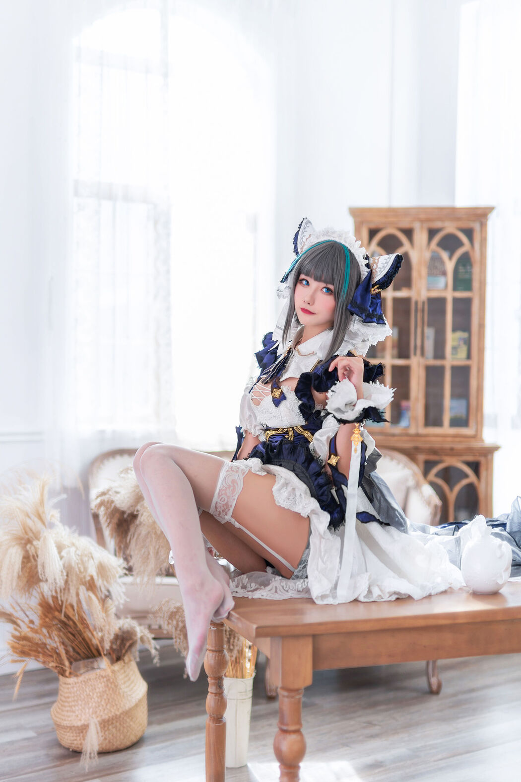 [Internet celebrity COSER photo] Weibo girl Momoko Kwai Kwai - Cheshire