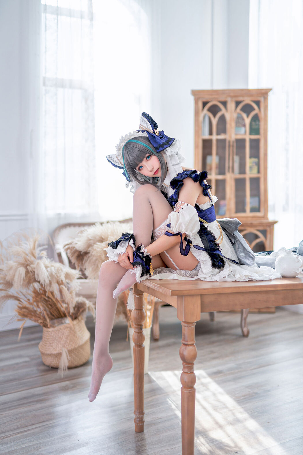 [Internet celebrity COSER photo] Weibo girl Momoko Kwai Kwai - Cheshire