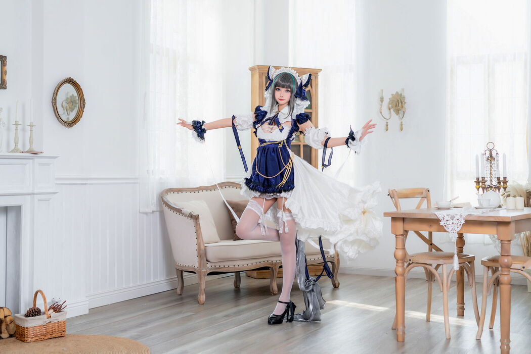 [Internet celebrity COSER photo] Weibo girl Momoko Kwai Kwai - Cheshire