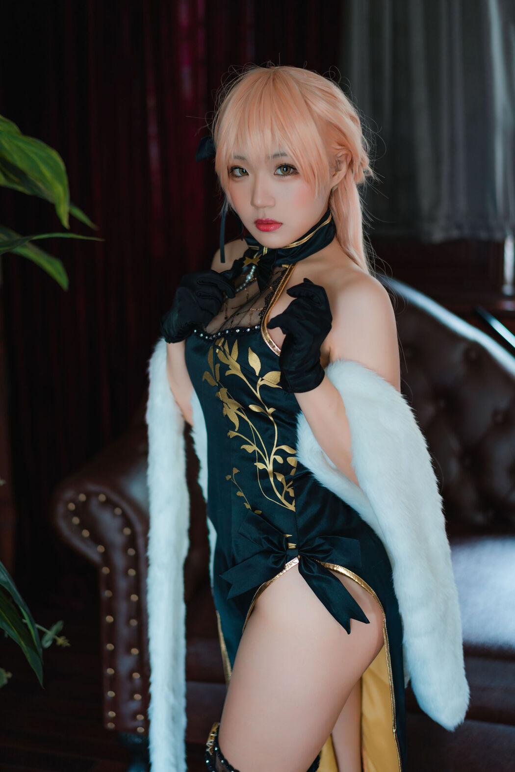 [Net Red COSER Photo] Anime Blogger Mime Mimei - Girls Frontline OTS-14 Purple Rain Heart