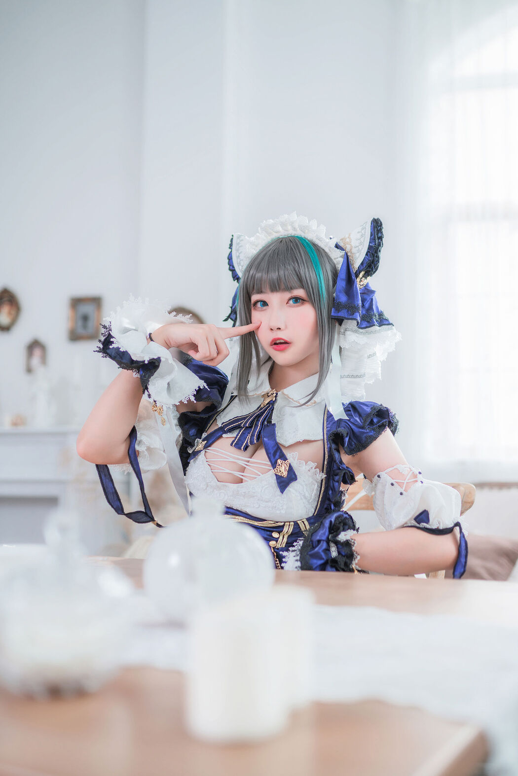 [Internet celebrity COSER photo] Weibo girl Momoko Kwai Kwai - Cheshire