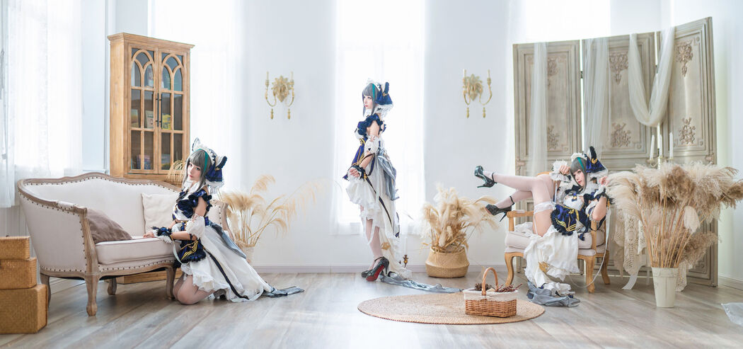 [Internet celebrity COSER photo] Weibo girl Momoko Kwai Kwai - Cheshire