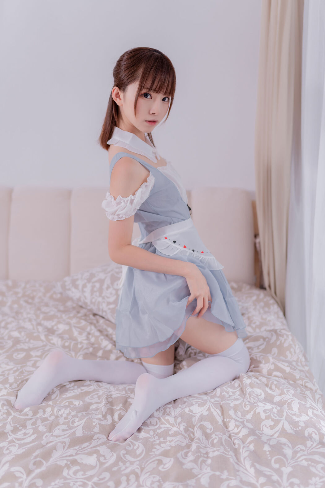 [Net Red COSER Photo] Anime blogger Kitaro_ Kitaro - White Love Maid
