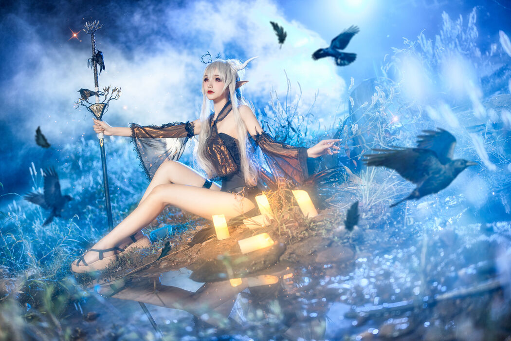 [Internet celebrity COSER photo] COS girl Xianjiu Airi - Shining quiet midnight Cover Photo