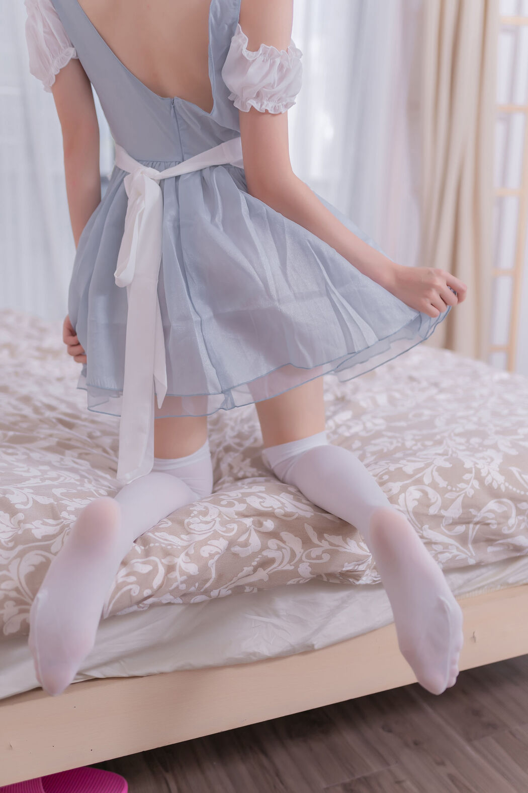 [Net Red COSER Photo] Anime blogger Kitaro_ Kitaro - White Love Maid