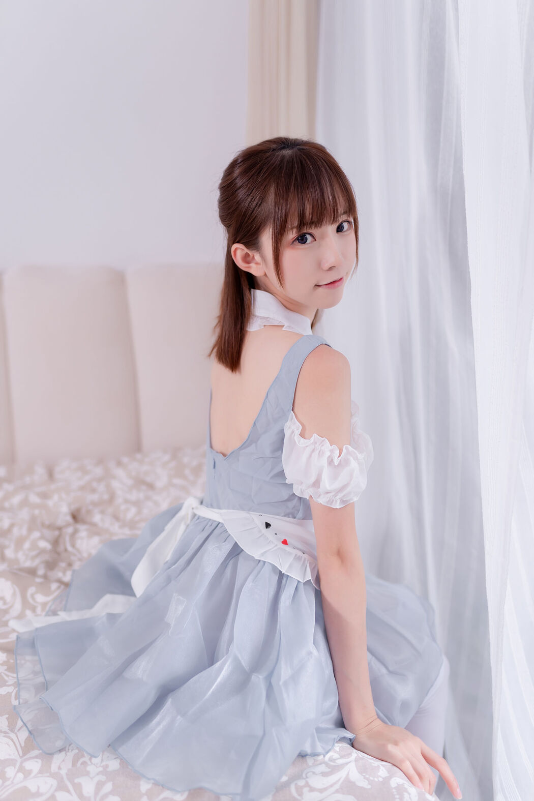 [Net Red COSER Photo] Anime blogger Kitaro_ Kitaro - White Love Maid