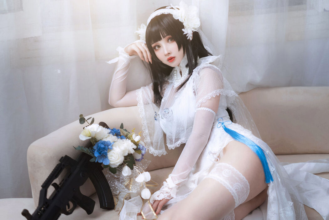 [Net Red COSER Photo] COS Welfare rioko Ryoko - 95 Flower Wedding Cover Photo