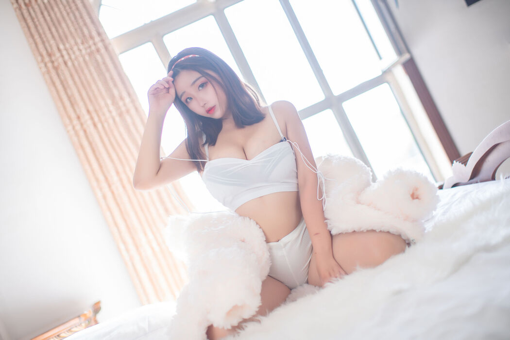 [Internet celebrity COSER photo] Anime blogger Mu Ling Mu0 - Hot Spring 1