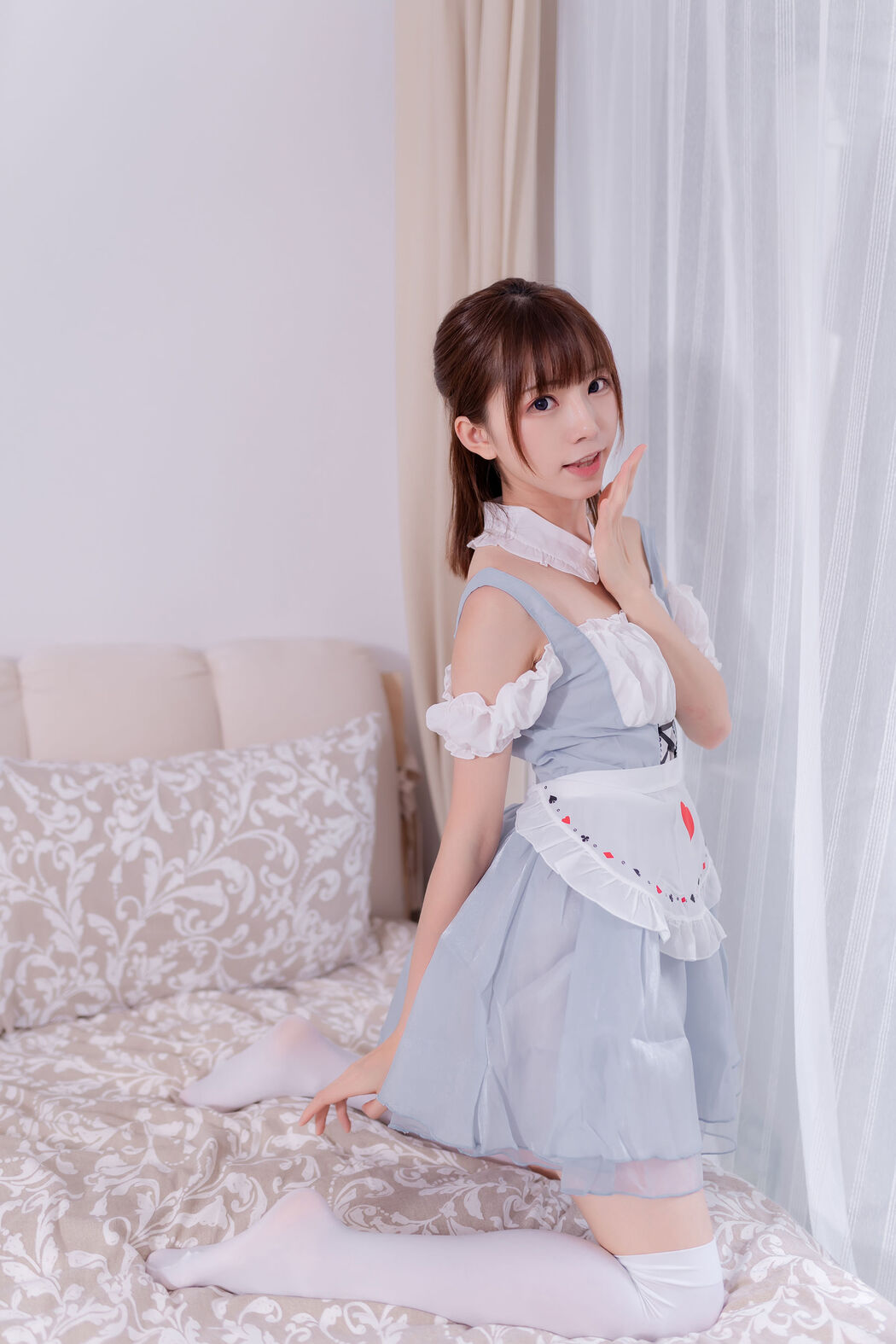 [Net Red COSER Photo] Anime blogger Kitaro_ Kitaro - White Love Maid